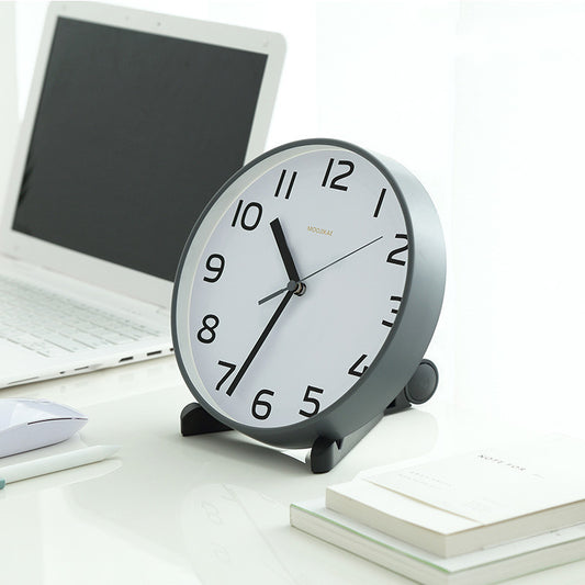 Mute Clock Desktop Small Wall Clock