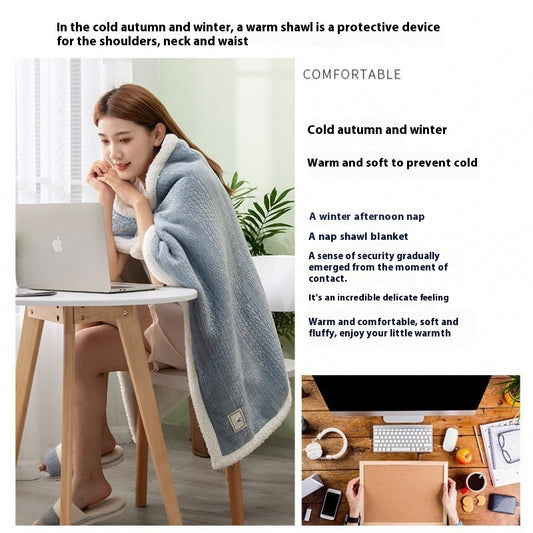 Double layer thickened blanket