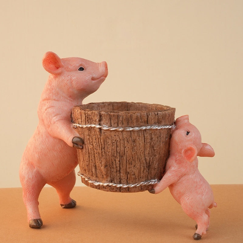 Succulent Decoration Gift Creative Piggy Flowerpot Decoration