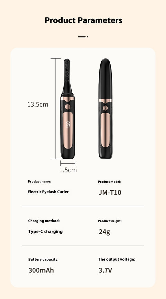 Electric Eyelash Curler Hair Curler USB Charging