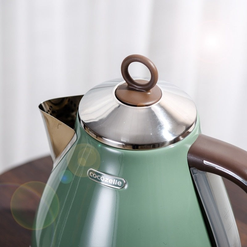 Household Retro Electric Kettle 304 Stainless Steel Automatic Power Off