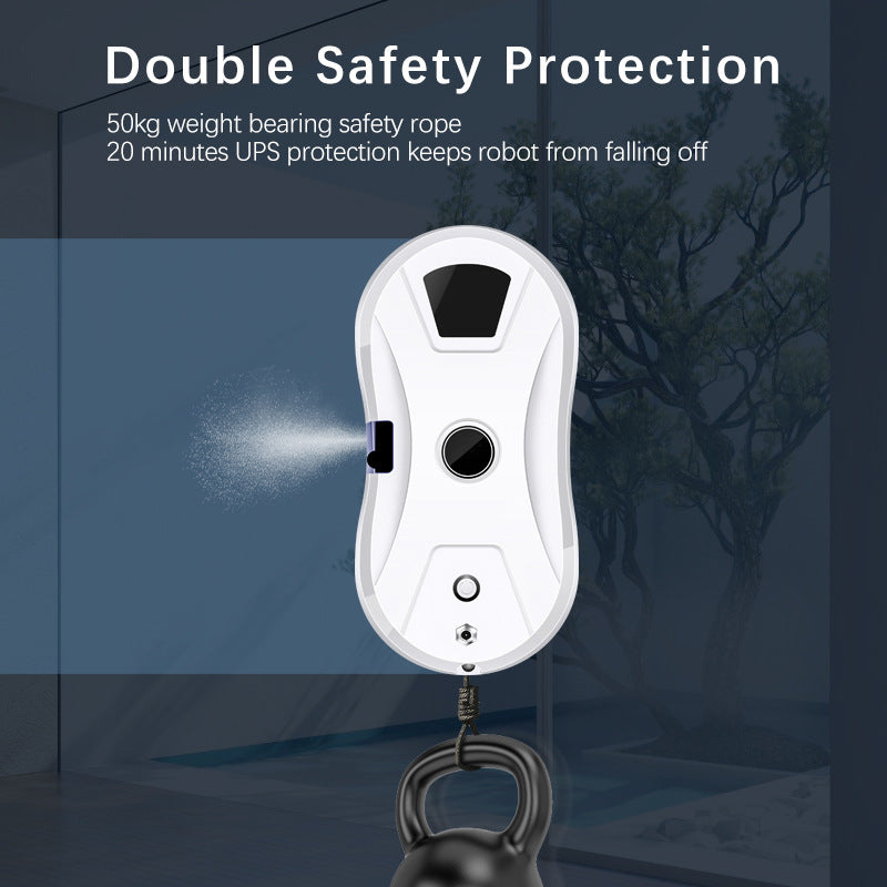 Automatic Intelligent Water Spray Window Cleaning Robot