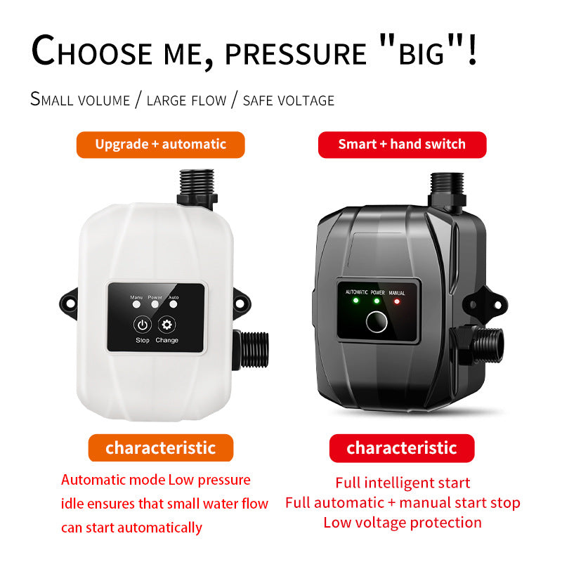 Frequency Conversion Automatic Household Supercharged 24V Small Water Heater