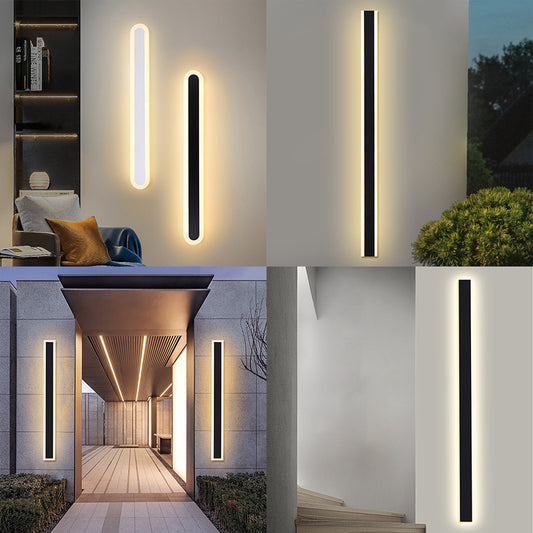 Outdoor LED Strip Straight Wall Lamp Waterproof