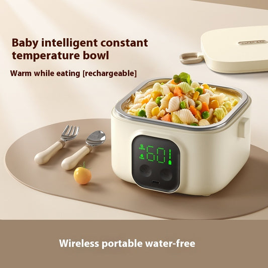 Smart No Water Injection Wireless Heating Charging Lunch Box