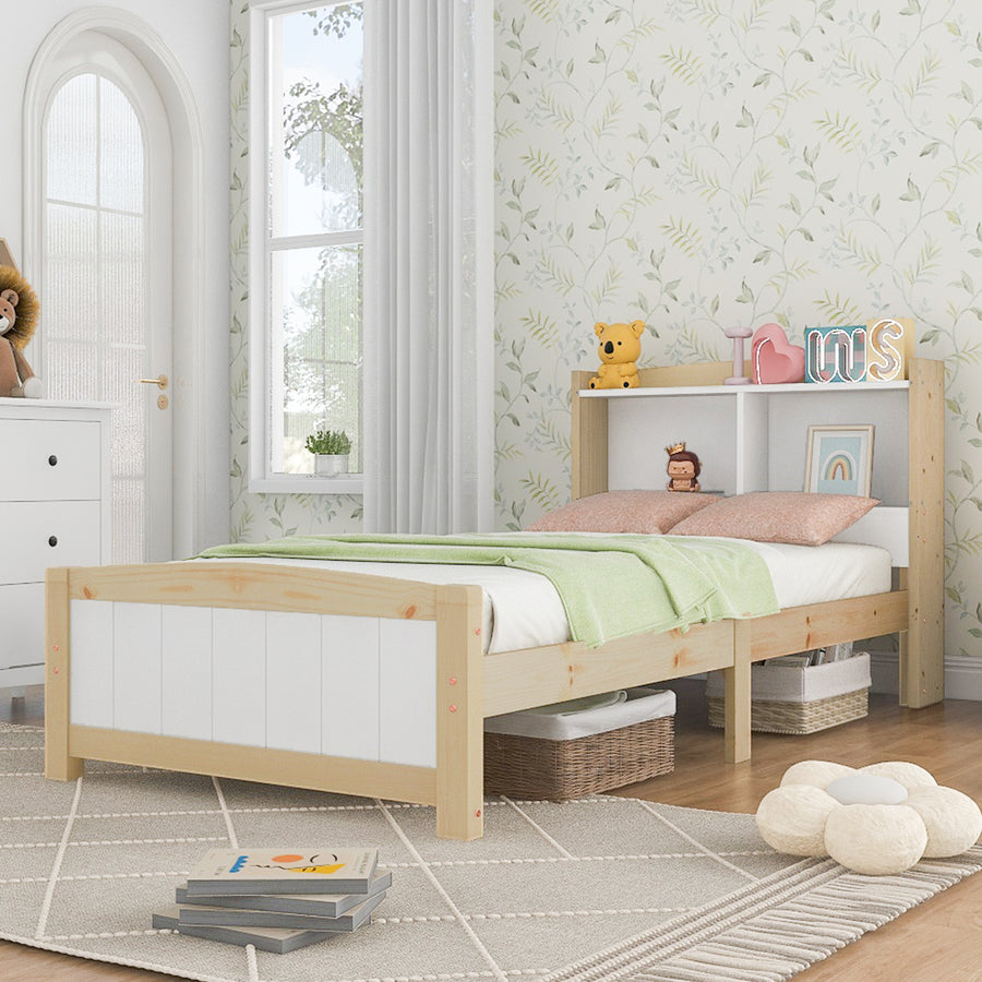 Einzelbett Aus Massivholz