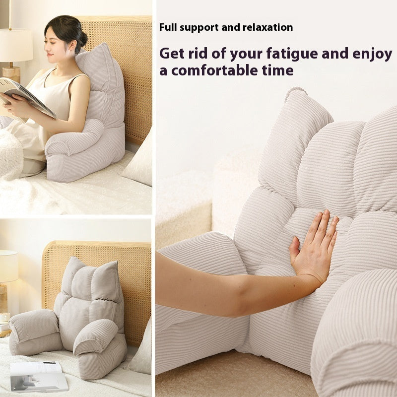 Bedside Soft Upholstery Pillow Neck And Waist Support Lazy Sofa