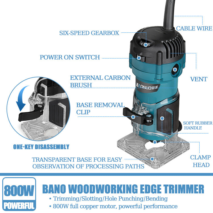 Electric Router Slotting Machine Woodworking Engraving Machine