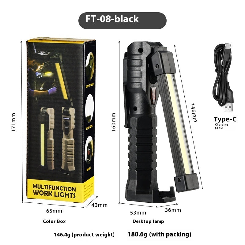 USB Multifunctional COB Magnet Auto Repair Work Light