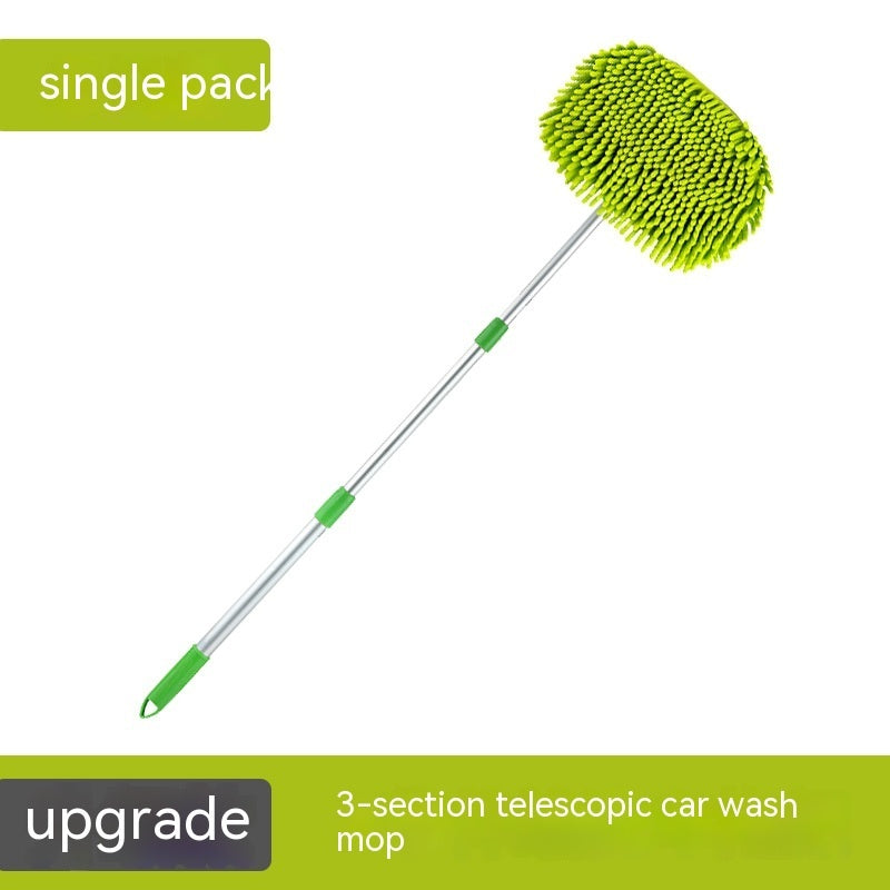 Three-piece car wax brush