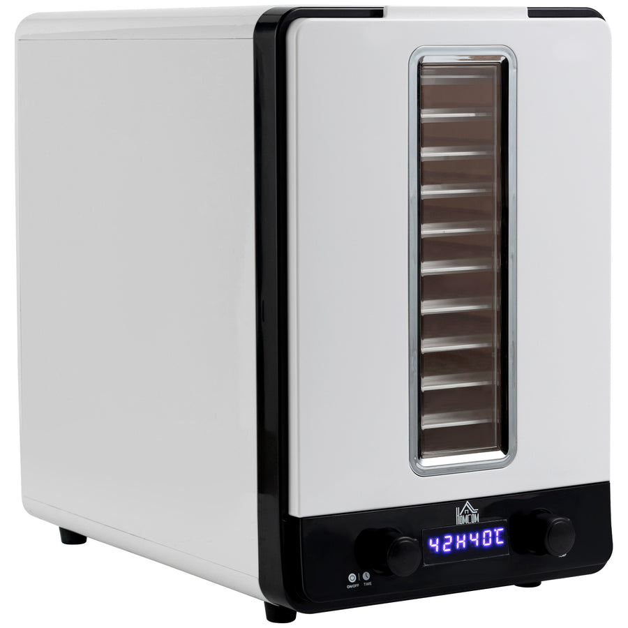 11-Tray Food Dehydrator, 40-70℃ Temperature And Timer