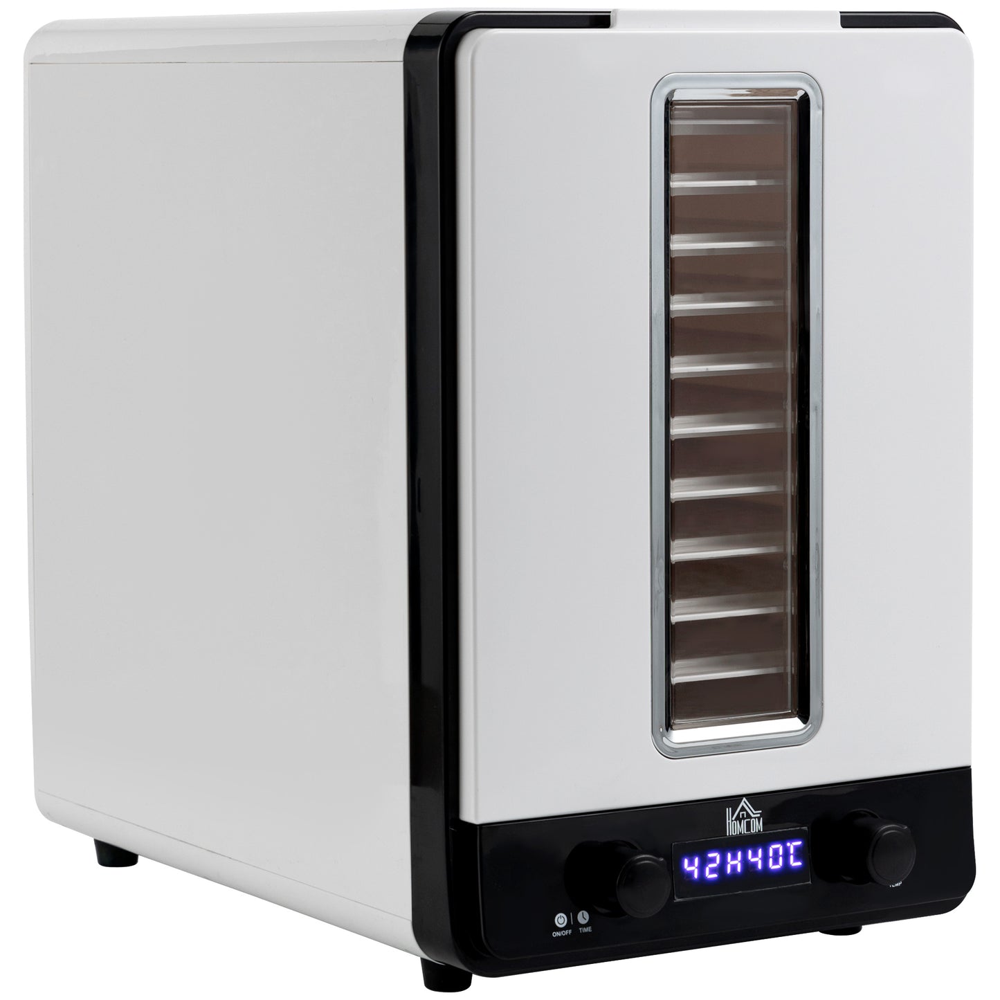 11-Tray Food Dehydrator, 40-70℃ Temperature And Timer