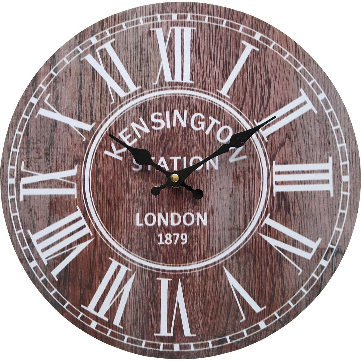 Simple Wood Grain Digital Density Plate Clock