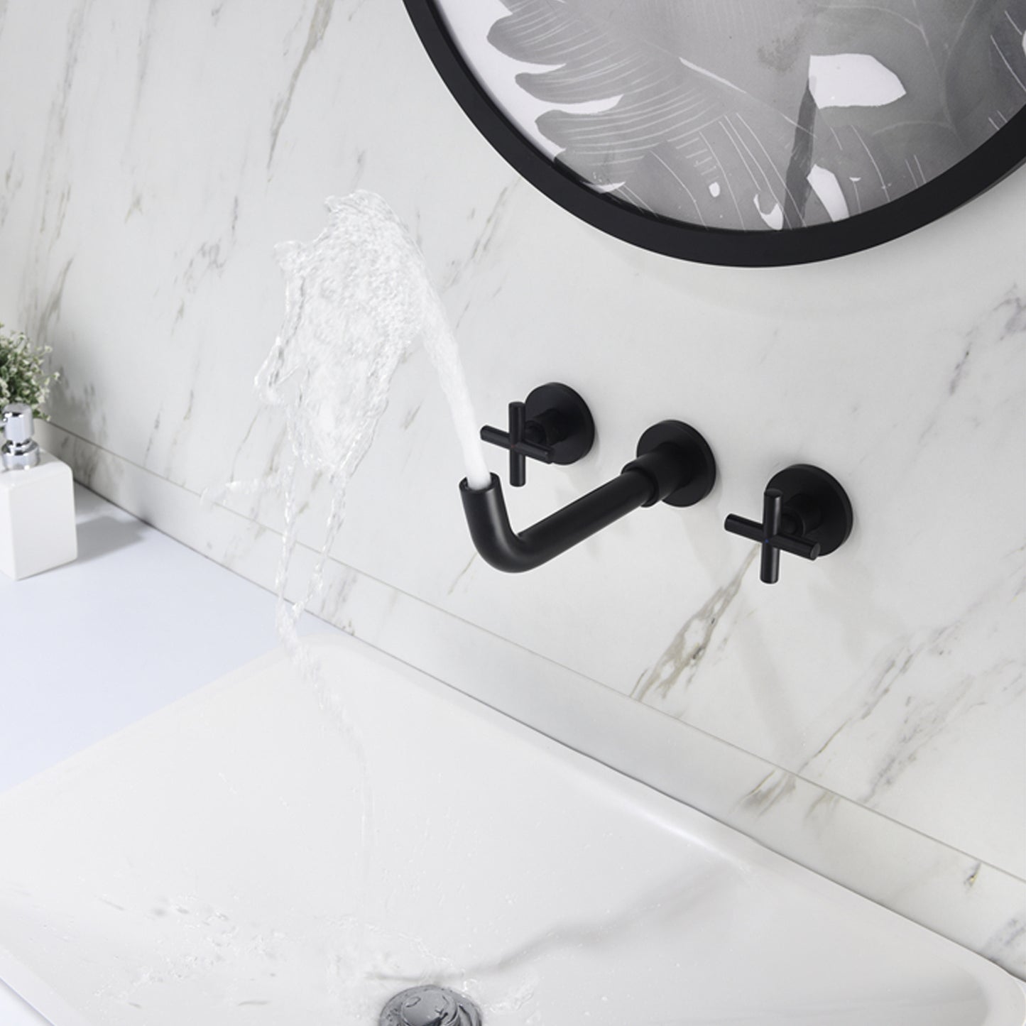 Bathroom Faucets, Wall-mounted Bathroom Sink Faucets