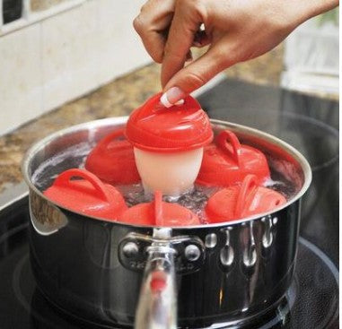 TV New Non-stick Silicone Egg Cup Cooking Egg Cooker Cooking Boiled Egg Steamer Kitchen Tool