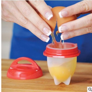 TV New Non-stick Silicone Egg Cup Cooking Egg Cooker Cooking Boiled Egg Steamer Kitchen Tool