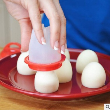 TV New Non-stick Silicone Egg Cup Cooking Egg Cooker Cooking Boiled Egg Steamer Kitchen Tool