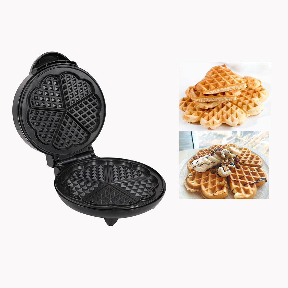 Stainless Steel Triangle Heart Waffle Maker Homemade Waffle Maker Plum Shaped Waffle Maker Love Breakfast Cake Maker