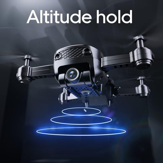 H11 four -axis drone with 1080P camera (fixed high hover+one -click roll+palm control+low -electricity reminder+gesture photo/video+button calibration/take -off/flip) Time body lights red flash should replace battery long battery life dual battery black