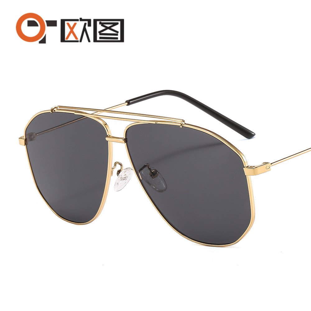 New GG Metal Sunglasses 9835 Men And Women All-match Sunglasses