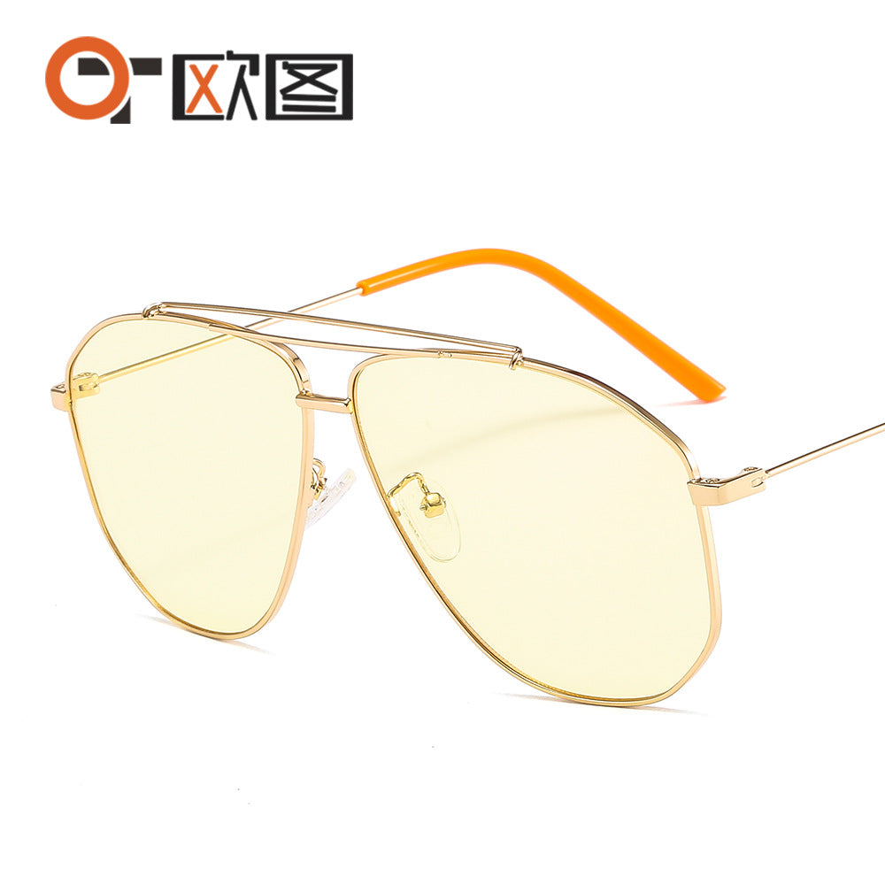 New GG Metal Sunglasses 9835 Men And Women All-match Sunglasses