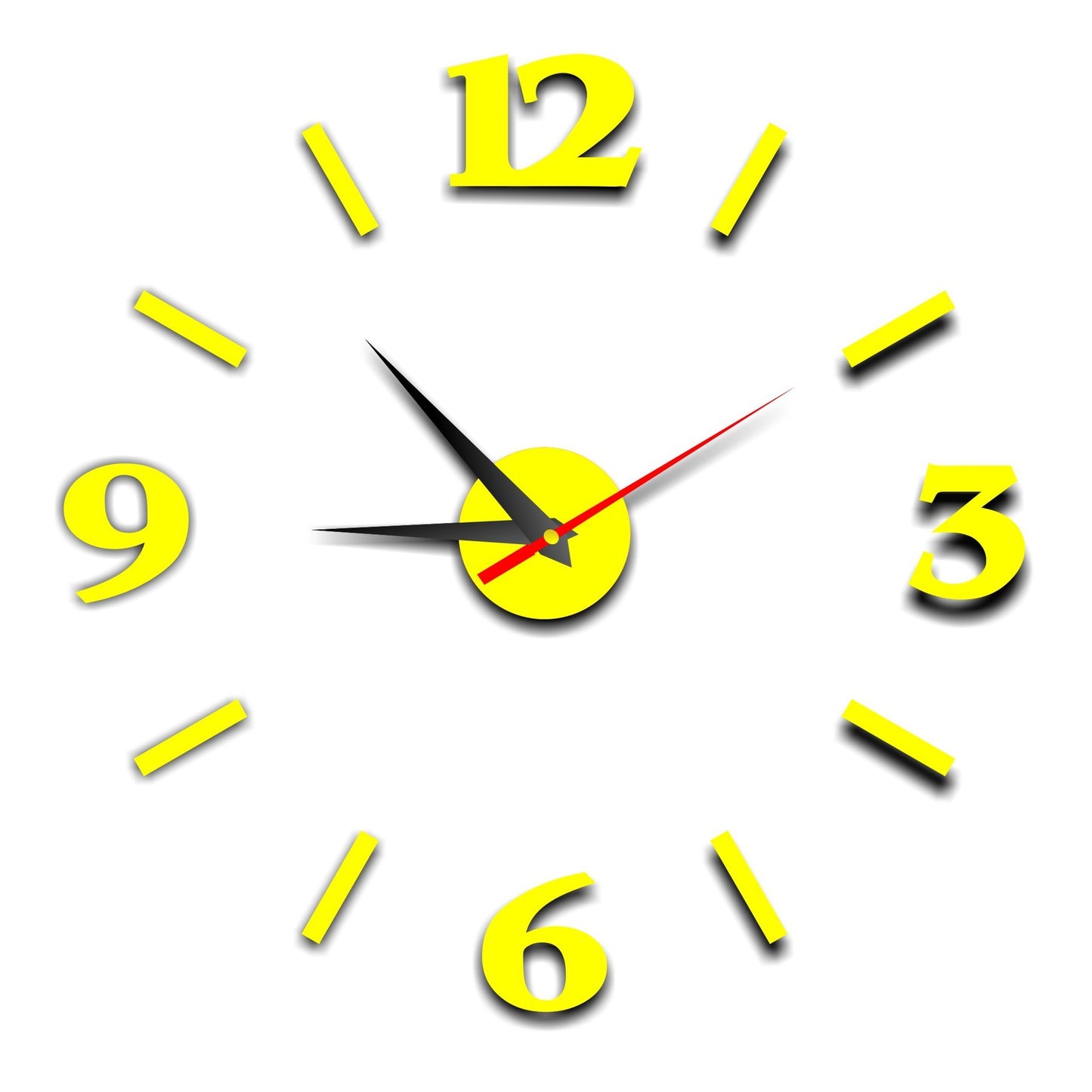 Wall Clock Living Room Personality Clock Large Wall Clock Mute Modern Minimalist Art Digital Clock