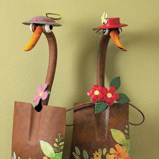Cute Duck Shovel Shovel King Division Art Deco Ornaments