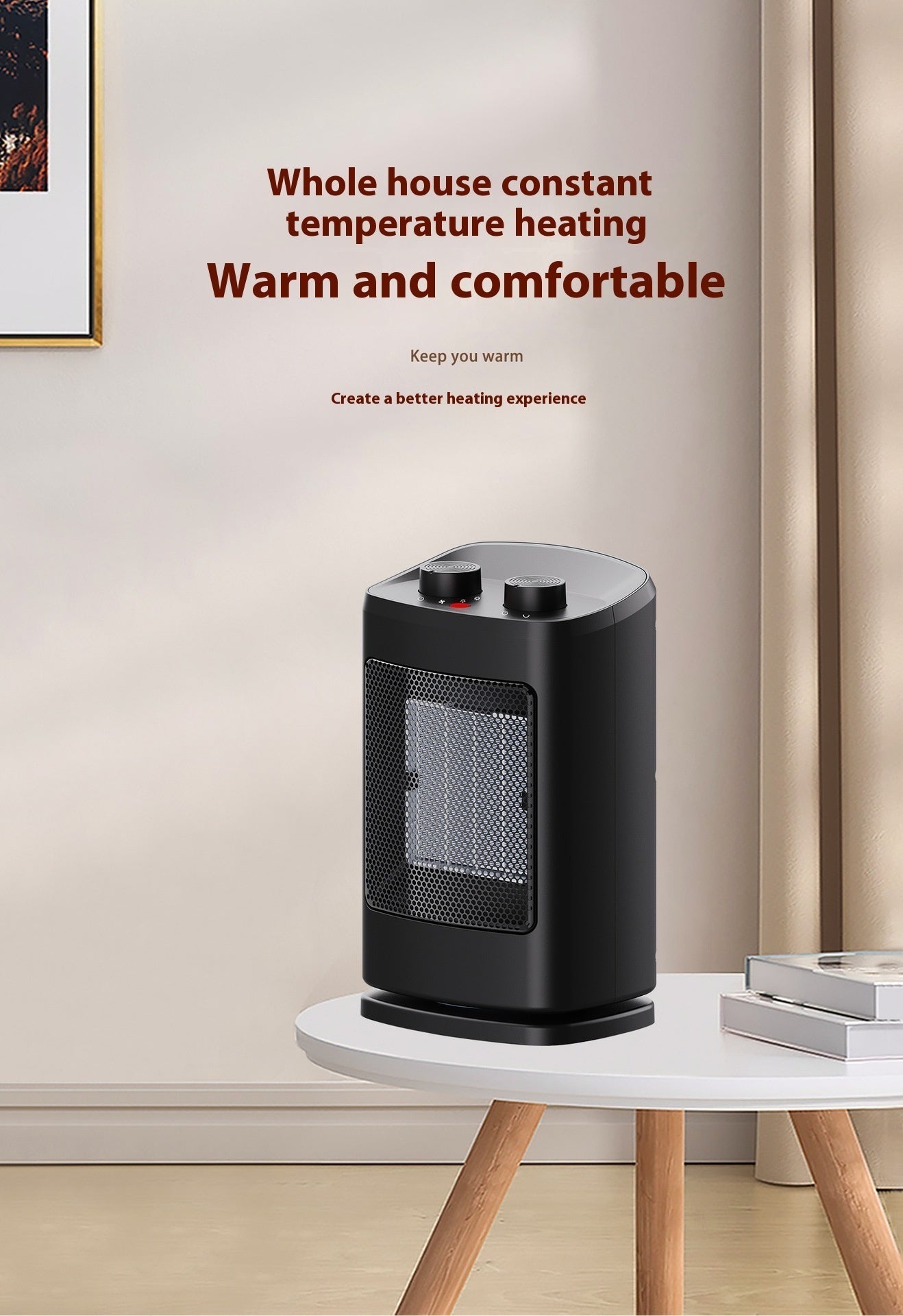 Heater Desktop Small Warm Air Blower PTC Ceramic Heating Electric Heater