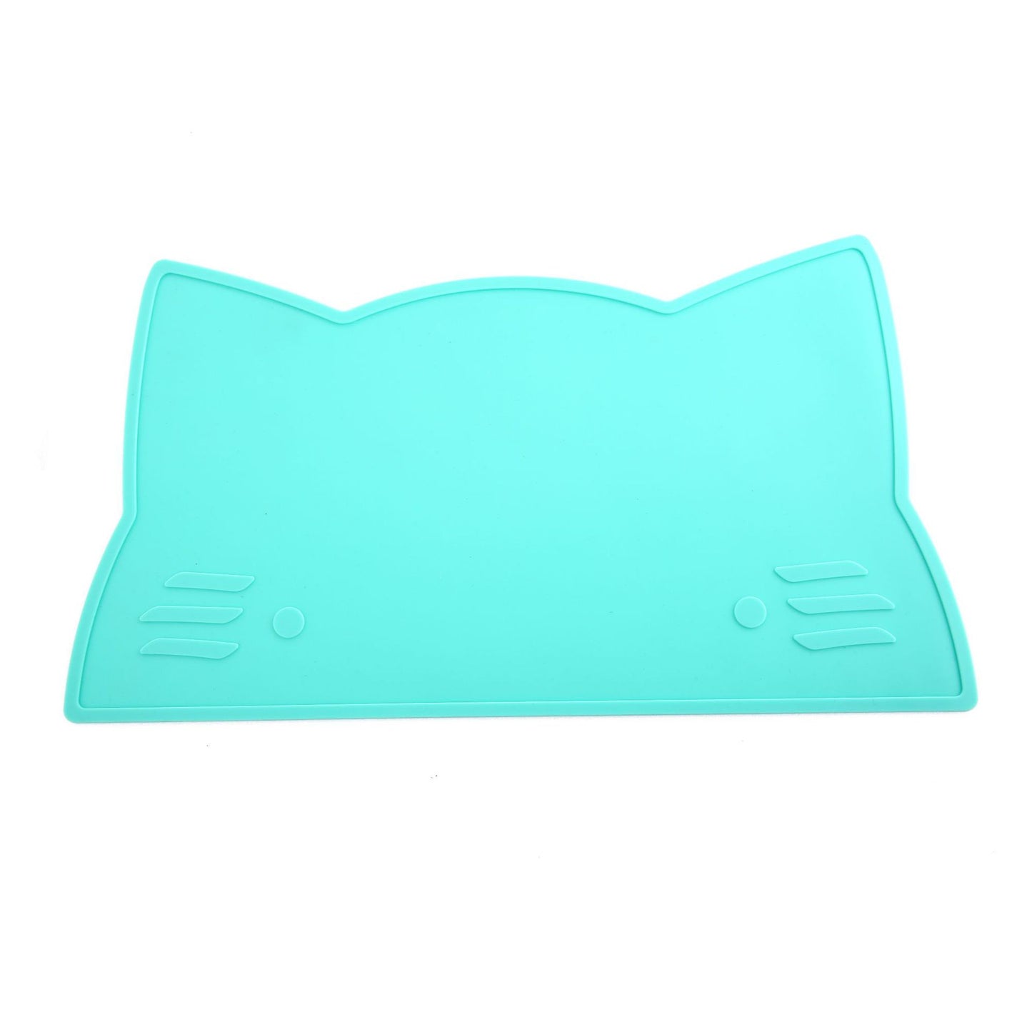 Small Cat Face Silicone Placemat Food Grade Non-slip Wear-resistant Easy To Clean