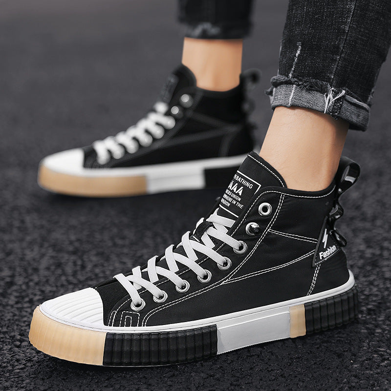 Summer breathable high-top shoes