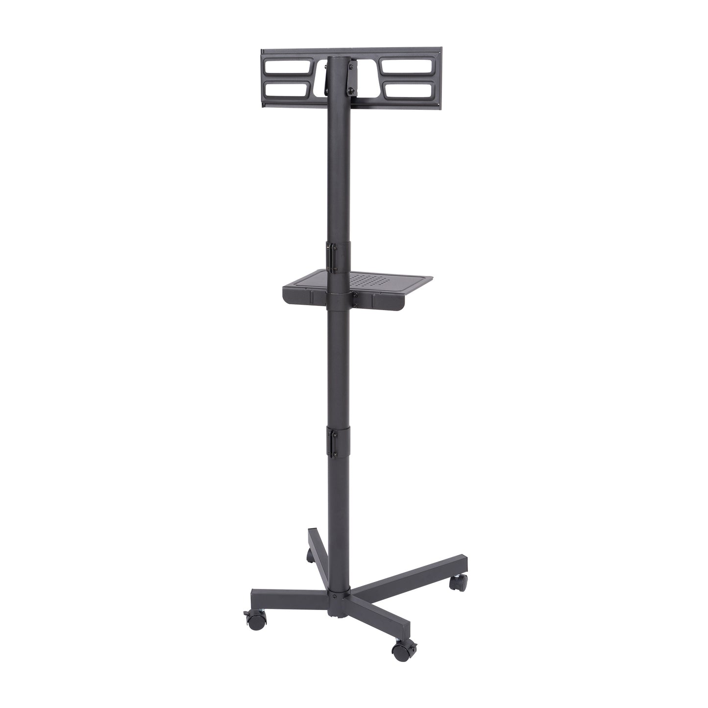 Metal Mobile TV Stand On Wheels