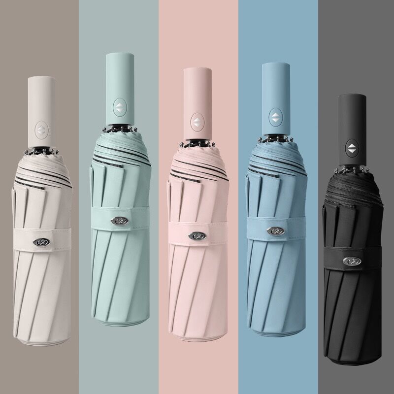 Automatic Umbrella Twelve Bone Three Fold Umbrella