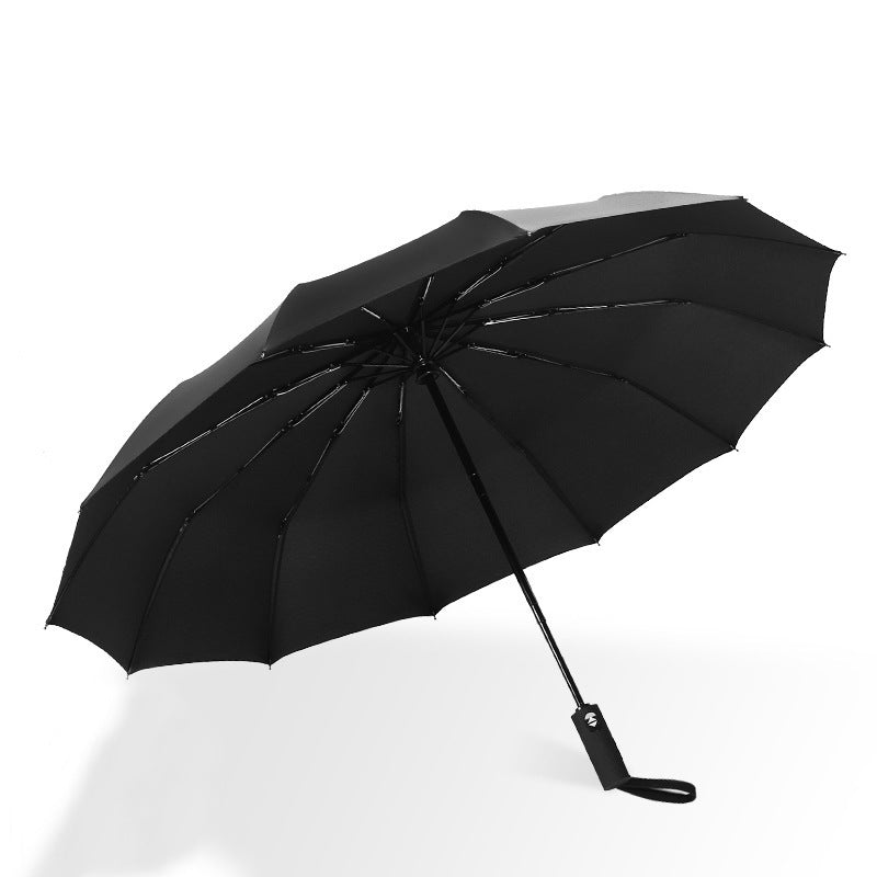 Automatic Umbrella Twelve Bone Three Fold Umbrella