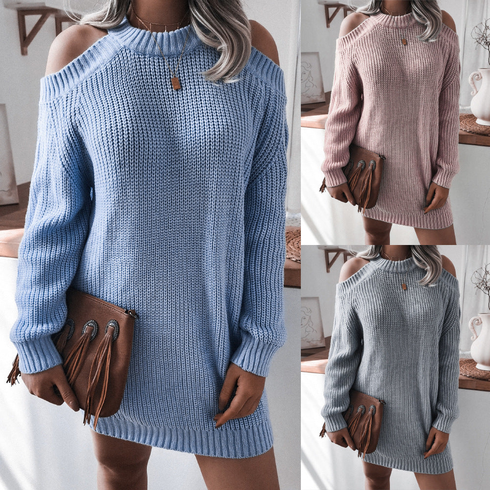 Knitwear college sweater for women