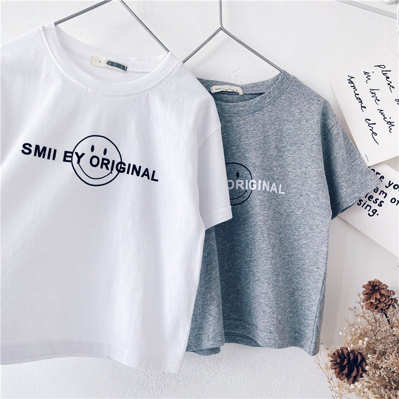 Children's T-shirt with a smiley