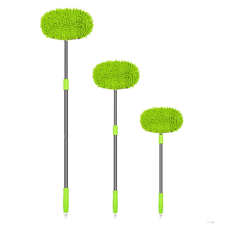 Three-piece car wax brush