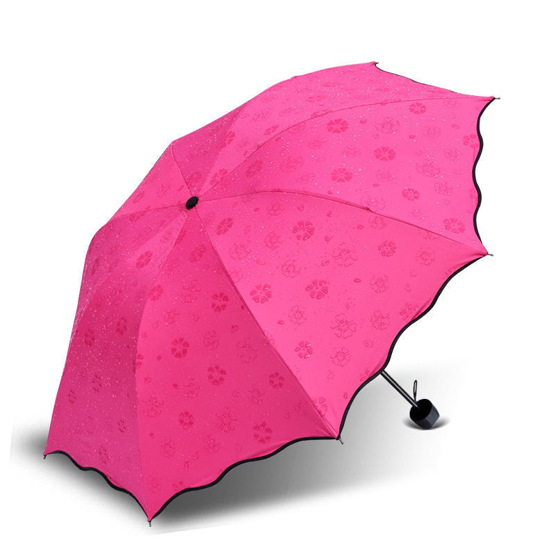 Sun Umbrella Umbrella Dual-Use Cute Lightweight Automatic Folding Umbrella