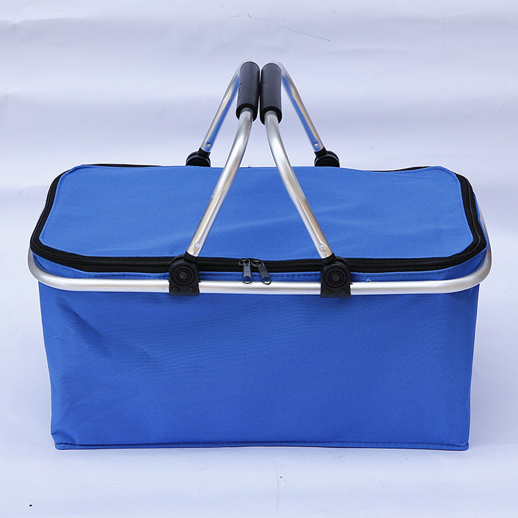 Double Handle Folding Portable Insulated Shopping Basket