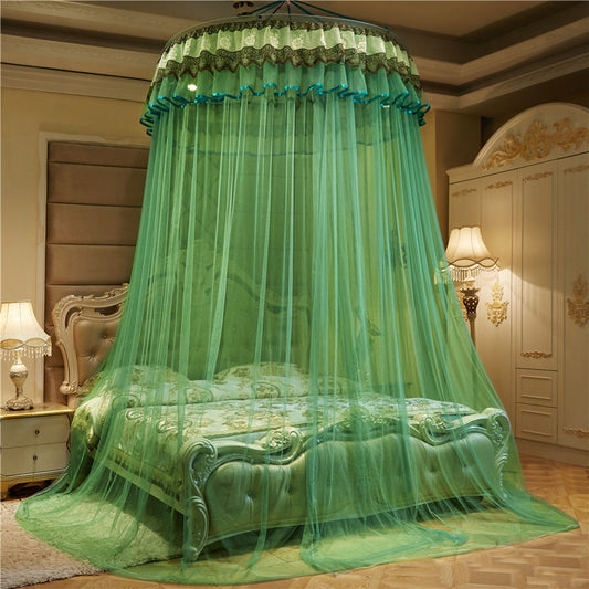 Dome Mosquito Net Princess Landing Lace Hanging Encryption Ceiling Mosquito Net