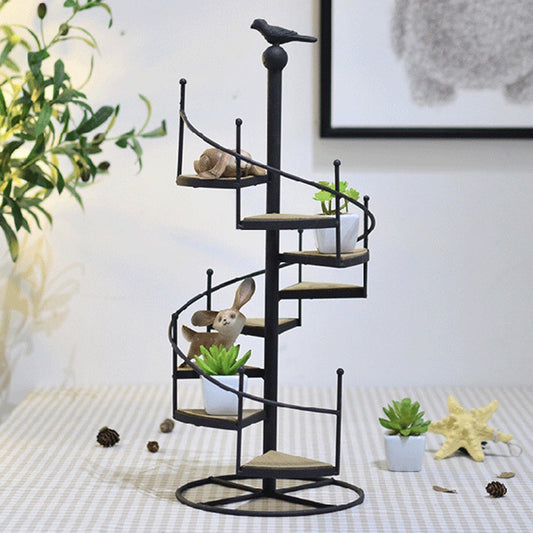 Balcony Garden Living Room Floor Succulent Potted Plant Shelf