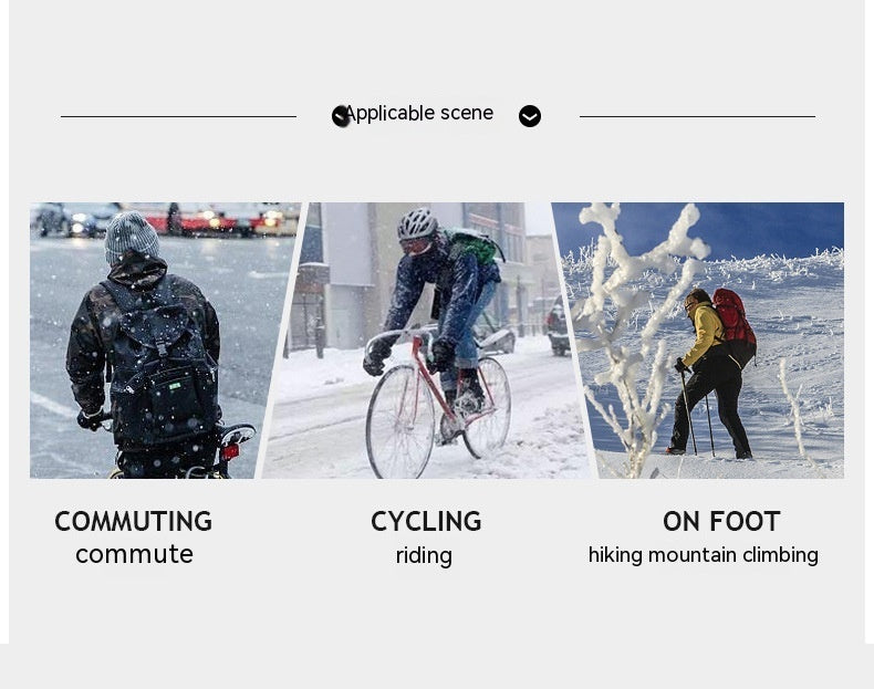 Outdoor Cycling Sports Anti-slip Leakage Two Finger Touch Screen Thickened Fishing Riding Gloves