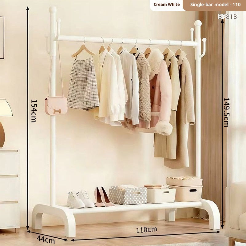 Easy Drying Rack Floor Bedroom Hanging Clothes Rack Home Balcony Clothes Rack Rental Clothes Rack