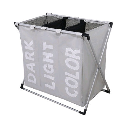 Household items storage baskets Environmentally friendly cloth waterproof laundry baskets Divisional folding Oxford cloth hampers