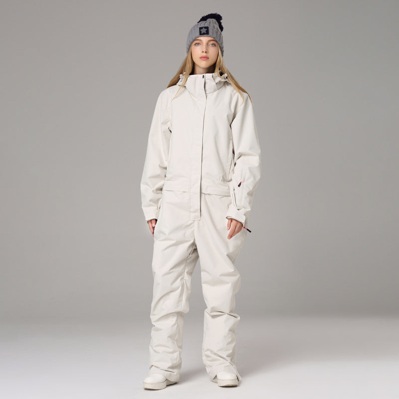 Waterproof outdoor couple ski equipment set