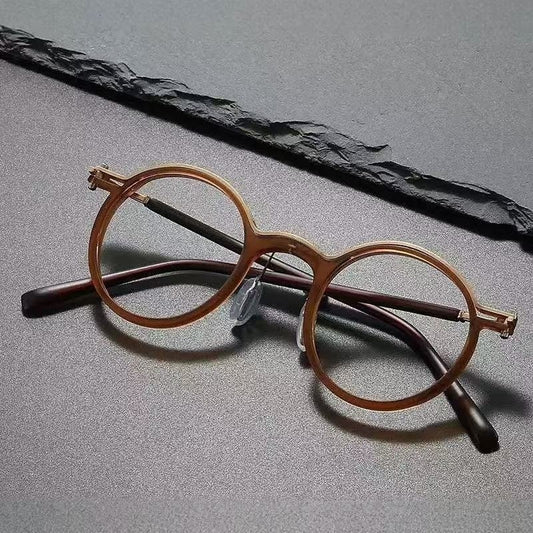 Retro Artistic Glasses Frame Unisex