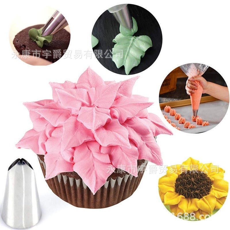 Factory Goods Direct Supply 27-piece Russian Piping Nozzle Set Piping Bag Stainless Steel Baking Cake Decoration Tools