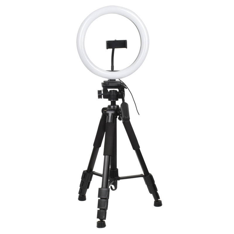 ENZE Fill Light Bracket Aluminum Alloy Material Multi-mobile Phone Position 1.5m Tripod With Light Mobile Phone Live Broadcast Bracket