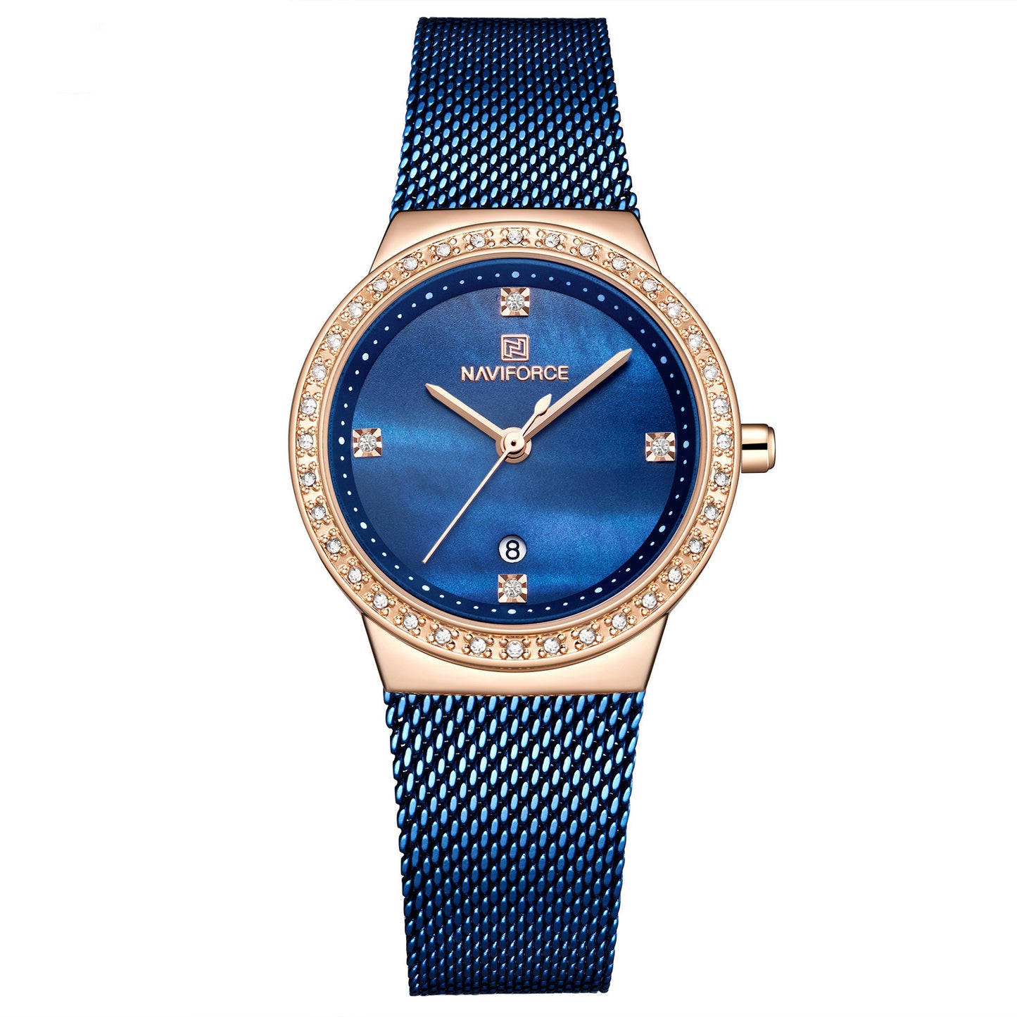 Simple waterproof ladies diamond watch