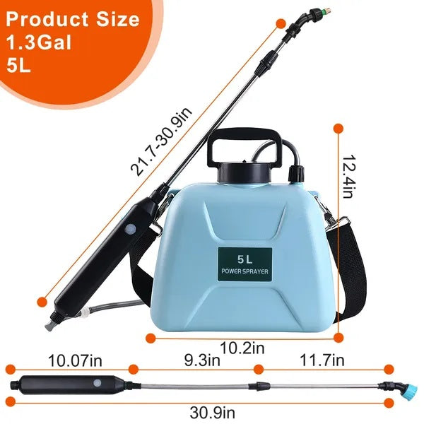 Gallon Electric Plant Sprayer Automatic Plant Sprayer Telescopic Garden Handheld Sprayer