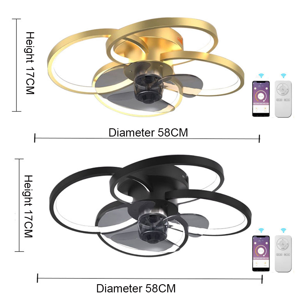 LED Ceiling Lamp Circular Atmospheric Living Room
